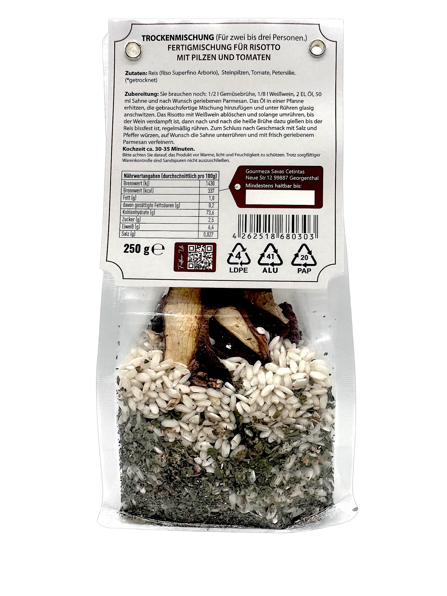Risotto mit Steinpilzen Gourmeza