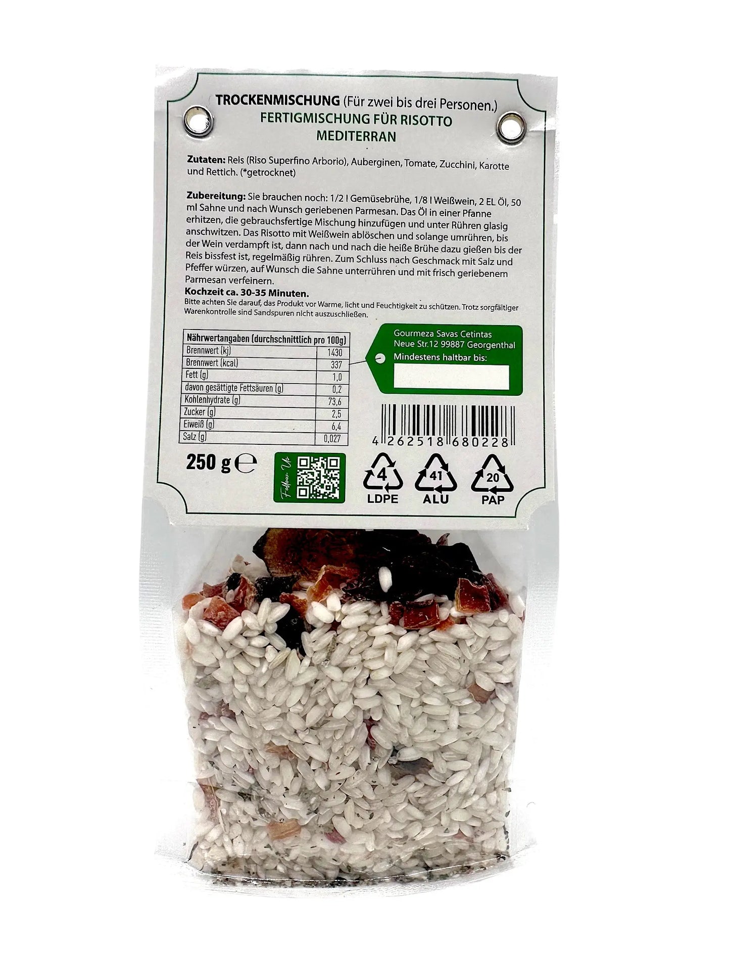 Risotto Mediterran Gourmeza