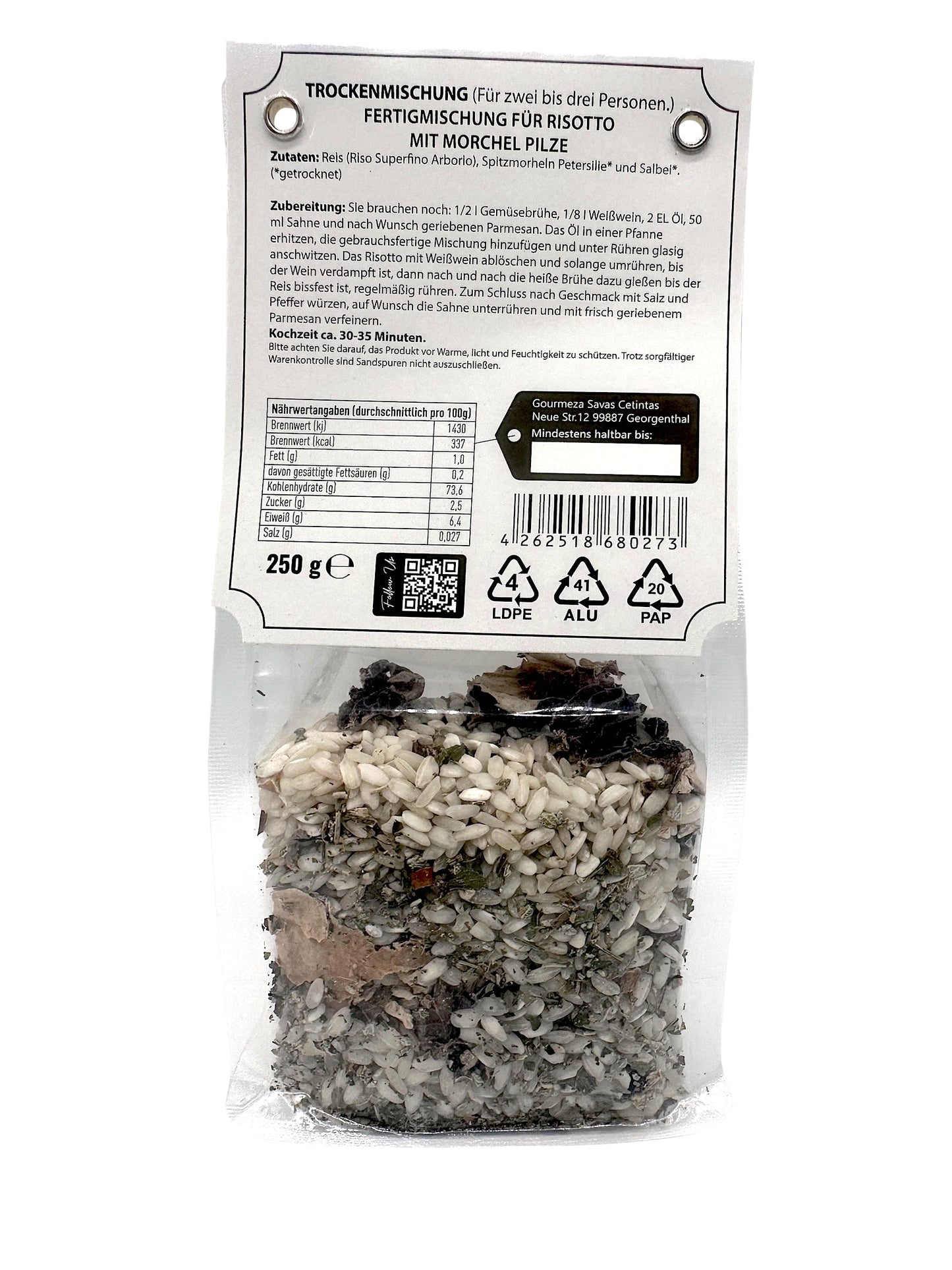 Risotto mit Spitzmorchel Gourmeza