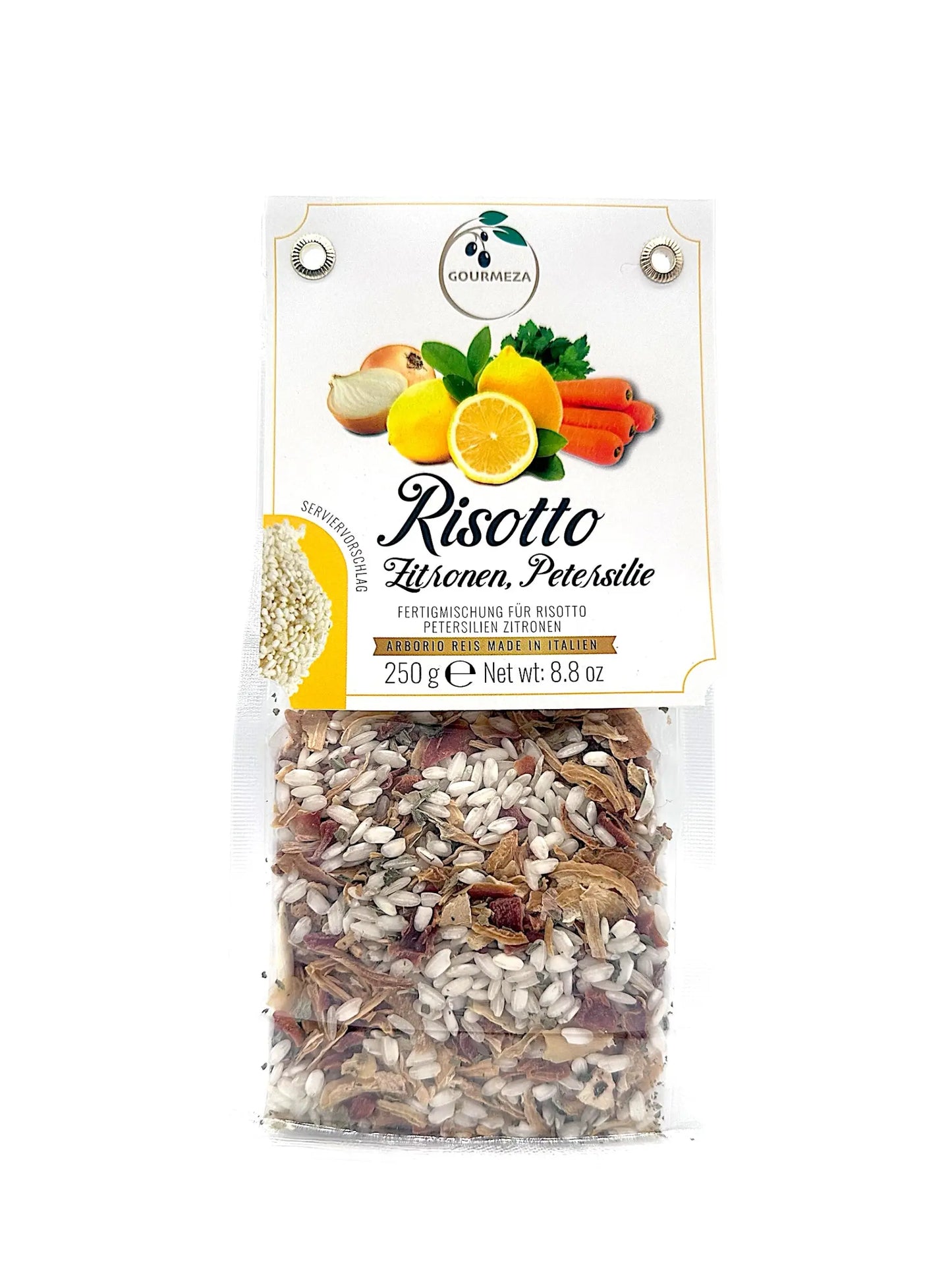 Risotto mit Zitrone-Petersilie Gourmeza