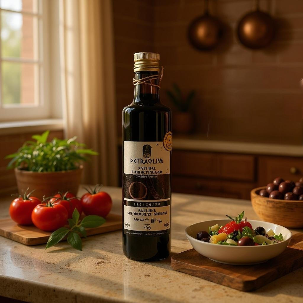 Petraoliva Natürlicher Johannisbrotessig Gourmeza