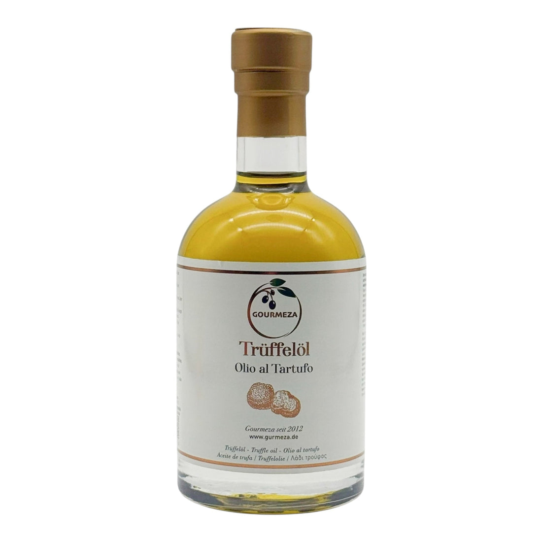 Trüffelöl von Gourmeza — natives Olivenöl extra mit Trüffelaroma, 250 ml
