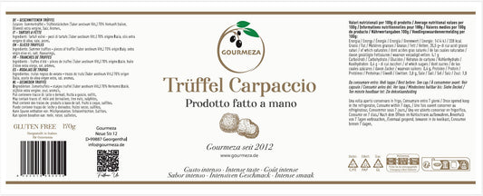 Trüffel-Carpaccio Gourmeza
