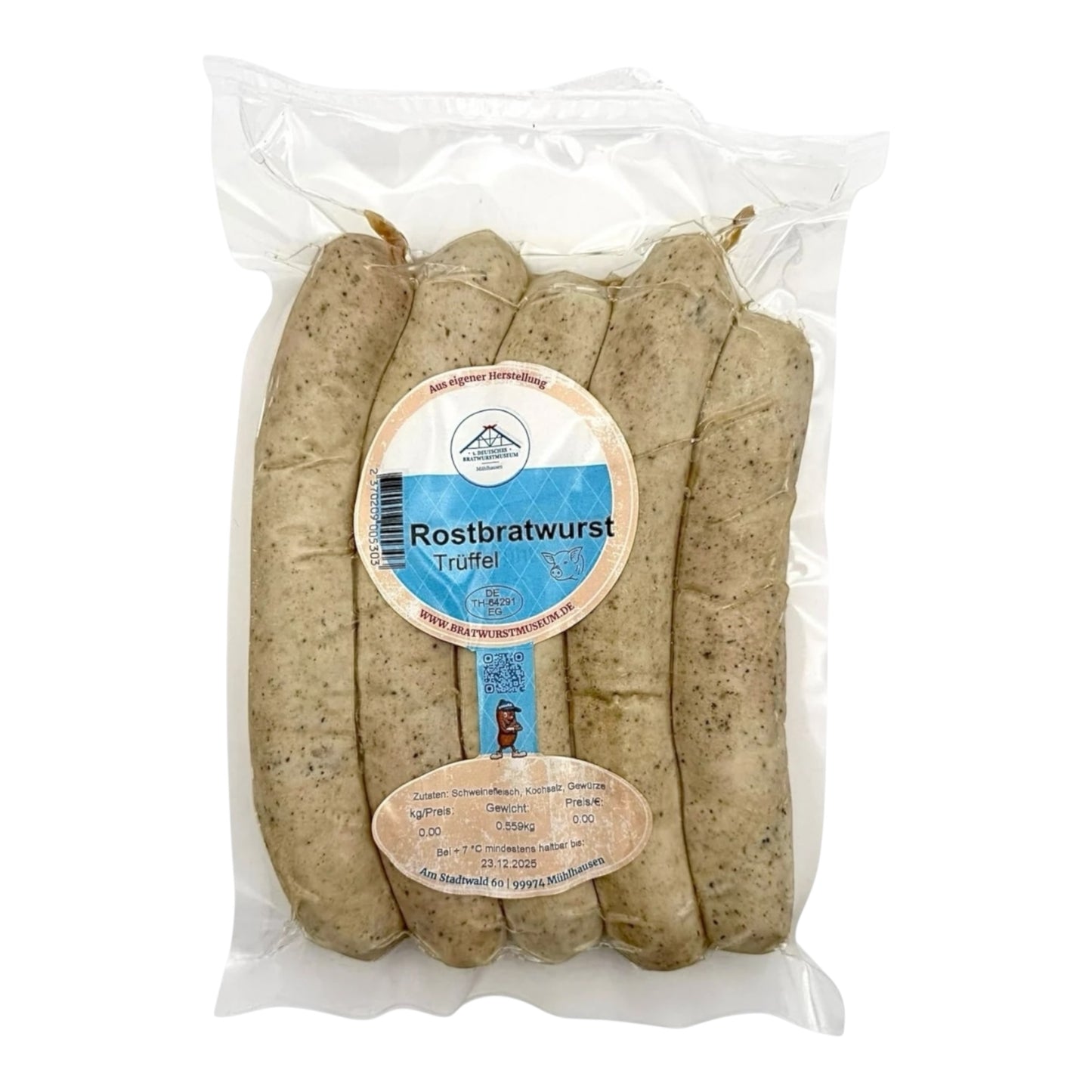 Rostbratwurst mit Trüffel
