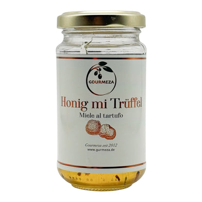 Trüffelhonig aus Akazienhonig mit Sommertrüffel, aus dem Trüffel-Probierset
