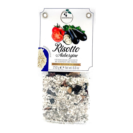 Risotto mit Aubergine und Tomaten