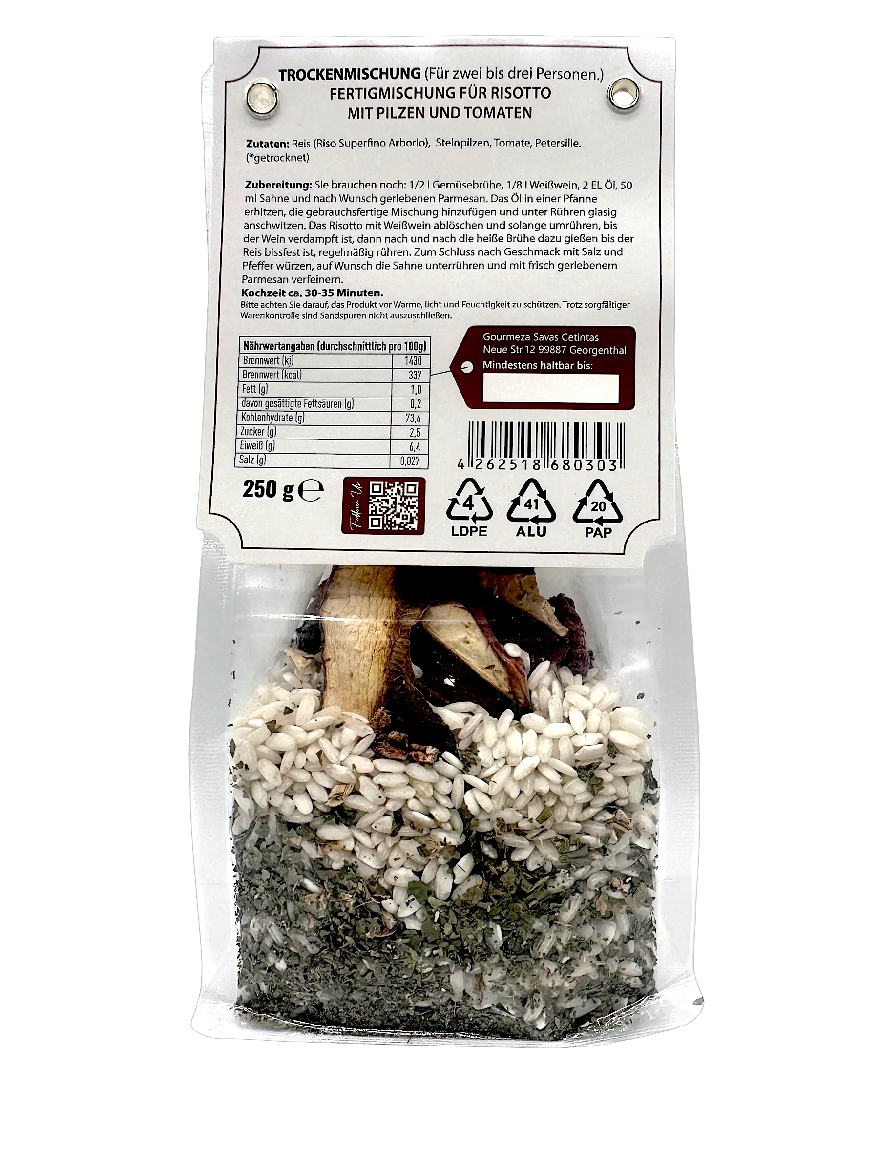 Risotto mit Steinpilzen Gourmeza