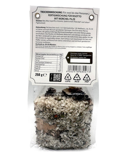 Risotto mit Spitzmorchel Gourmeza