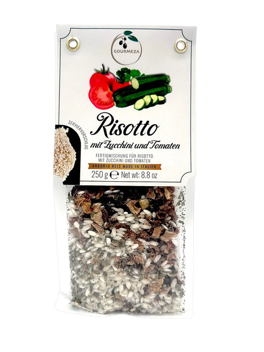 Risotto mit Zucchini und Tomate Gourmeza
