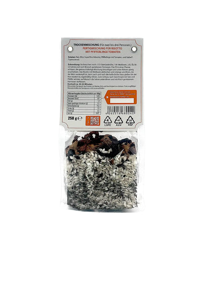 Risotto mit Pfifferlinge und Tomaten Gourmeza
