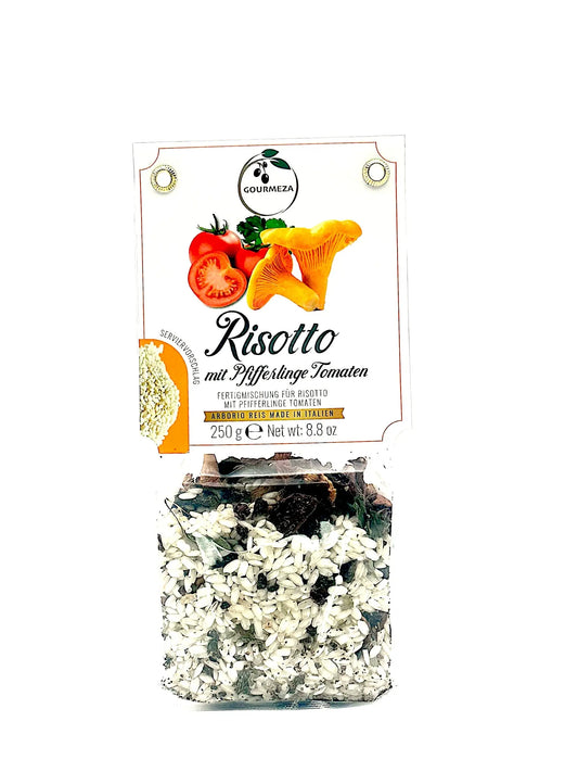 Risotto mit Pfifferlinge und Tomaten Gourmeza