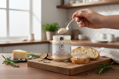 Pecorino Creme mit Trüffel